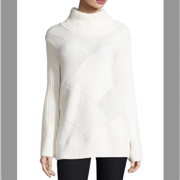 rag & bone Sweaters - Rag & Bone Bry Turtleneck Ivory Wool-Blend Sweater